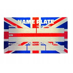 UK english nameplate break in price