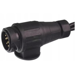 Ready-made trailer wiring harness with 13pin 7 12v plug, 2x7m cable