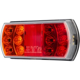 Truckled rear lamp L1846 left 15 x LED 12 24v