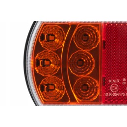 Truckled rear lamp L1846 left 15 x LED 12 24v