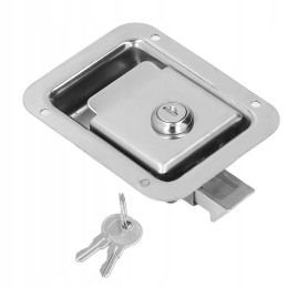 Lock for the entrance door to the trailer