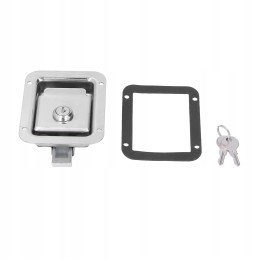 Lock for the entrance door to the trailer