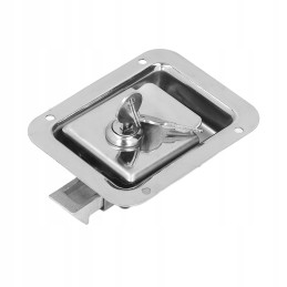 Lock for the entrance door to the trailer