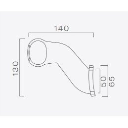 Lamp outline white red right aspock brenderup