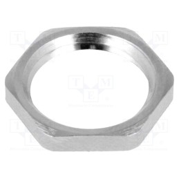 5 pcs x HELUKABEL - KM MS PG9 - Nut, PG9, brass, nickel, 18mm