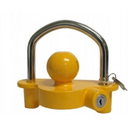 The trailer is secured and the trailer lock is strong