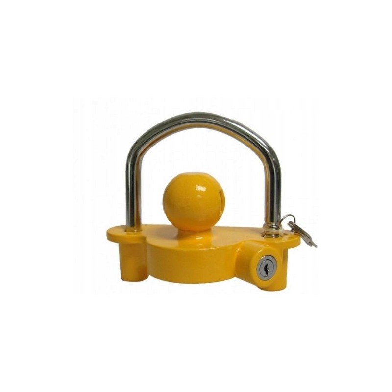 The trailer is secured and the trailer lock is strong