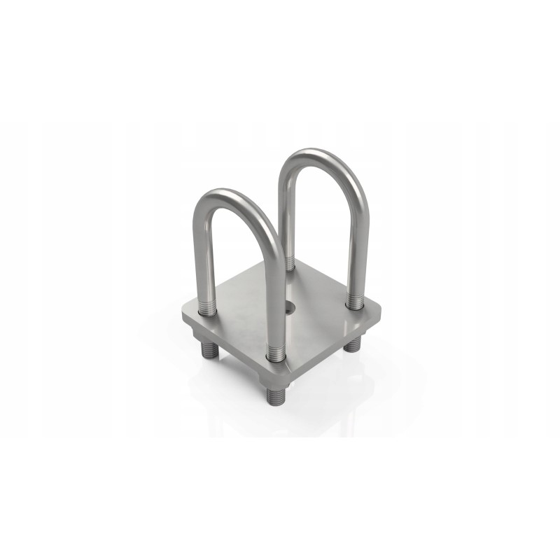 U-bolt yoke, axle spring mounting, diameter 50mm M12