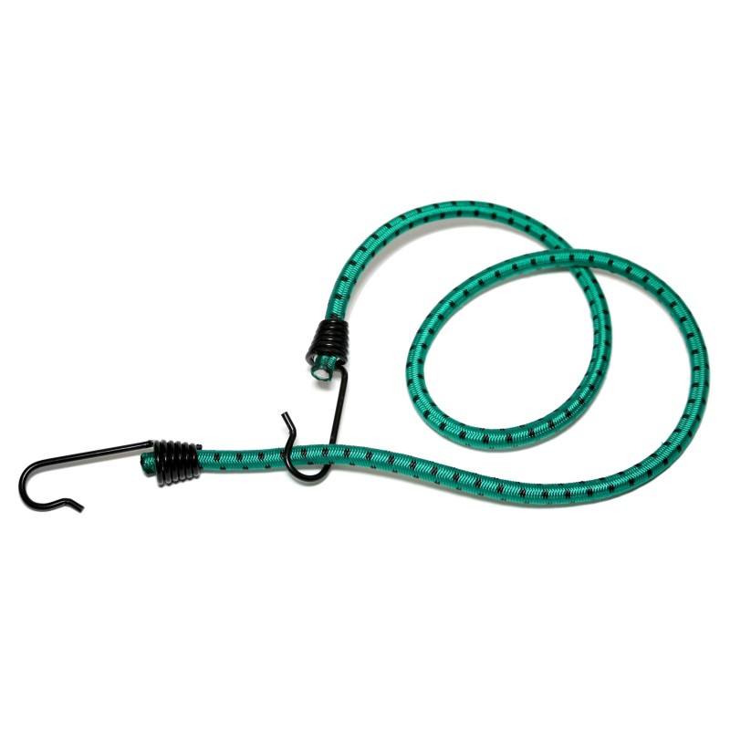 Rubber rope expander hook, length 200cm, green