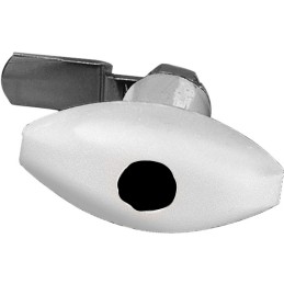 Zadi camper trailer hatch lock without elip insert