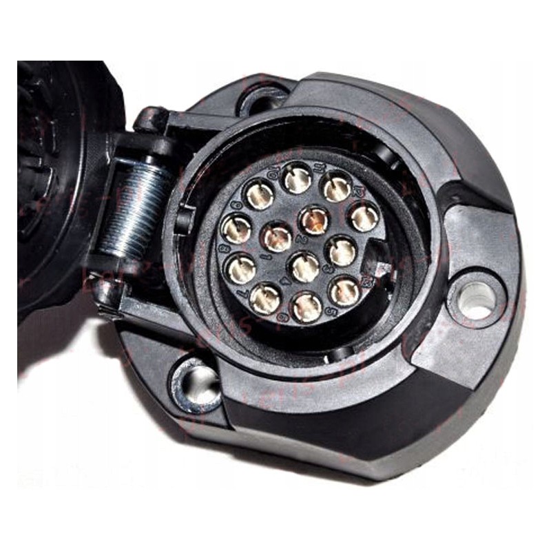 Trailer socket 13 pin, 13 poles