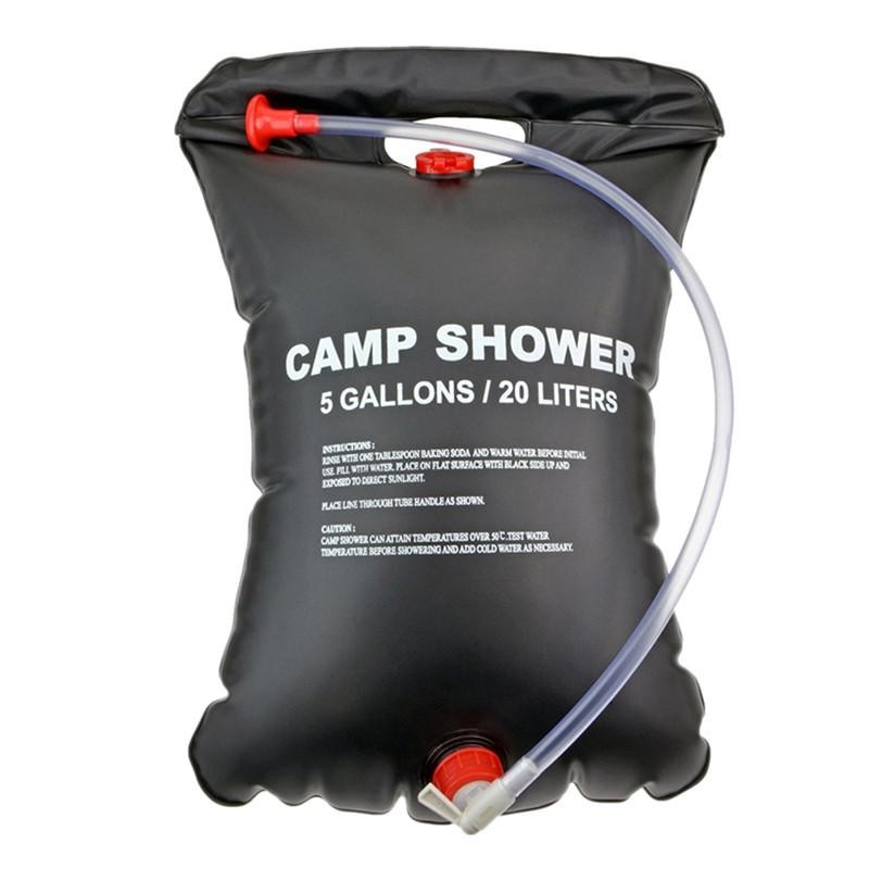 Tourist solar shower 20l for camping and camping