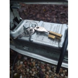 Lock insert, trailer security, al-wheel