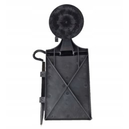 Car notebook with a pen on the windshield suction cup