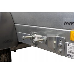 Spare wheel support for trailers