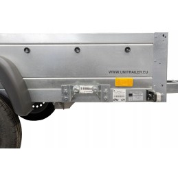 Spare wheel support for trailers