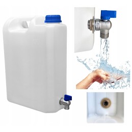 Water container with tap 10l banka canister with tap weight 520g