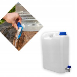 Water container with tap 10l banka canister with tap weight 520g
