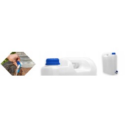 Water container with tap 10l banka canister with tap weight 520g