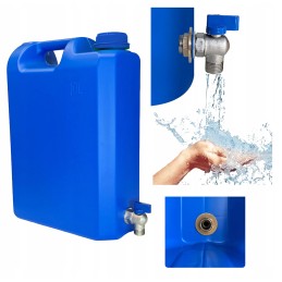 Water container with tap 10l banka canister with tap weight 520g