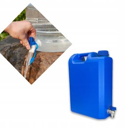 Water container with tap 10l banka canister with tap weight 520g