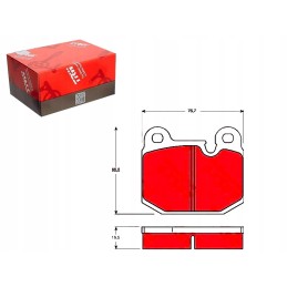 BMW front brake pads E30 82 84