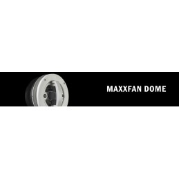 Wall mounted roof fan with LED lighting maxxfan dome plus 12v