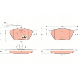 Ham pads fiat p bravo coupe marea multipla 1 6 2 0 93 10