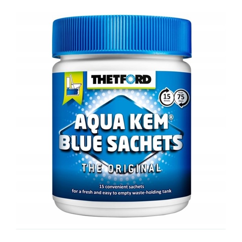 Aqua Kem Blue Thetford sachets toilet toilet 15 pcs