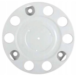 Hubcap, wheels, truck, semi-trailer, tow truck, white steel