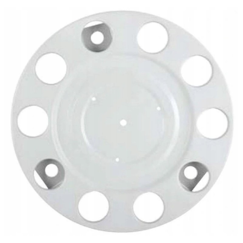 Hubcap, wheels, truck, semi-trailer, tow truck, white steel