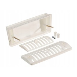 Ventilation grille 180 x 60 mm white fawo shop turismus pl