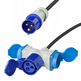 Cable adapter 150cm 3x1 5mm2 from cee plug to socket