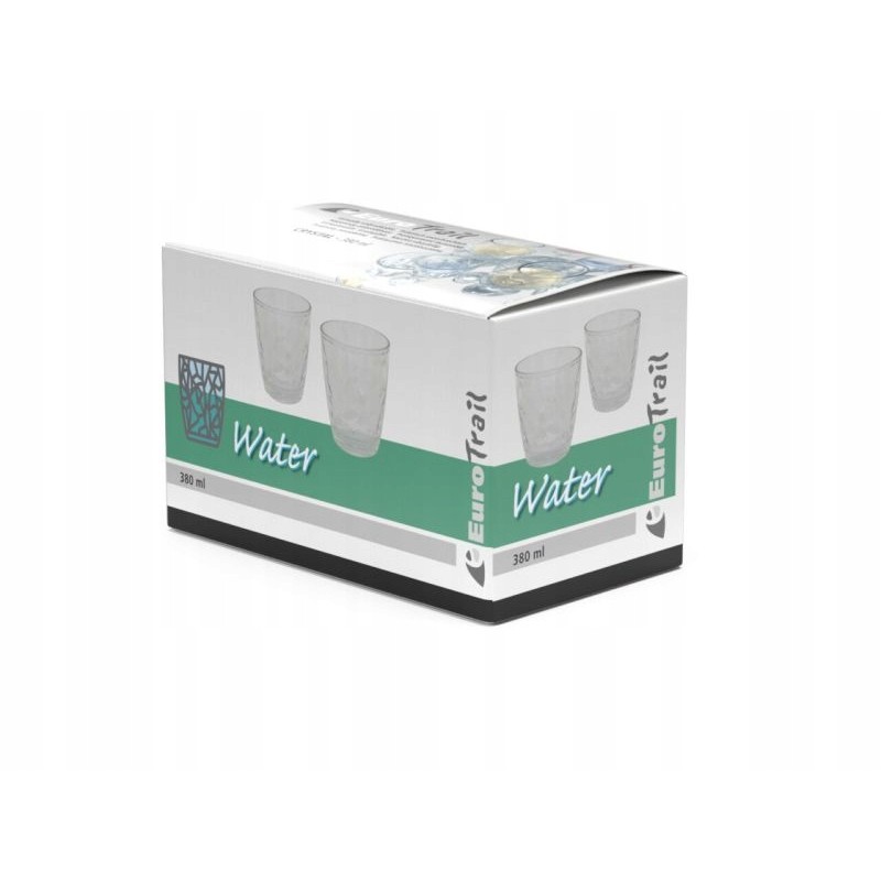 Crystal glass water glass 380 ml eurotrail