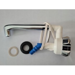 Novo cold white chrome faucet for a camper trailer