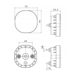 LED trailer fog lamp