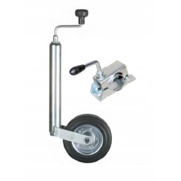 Support wheel fi48 with a handle for leg trailers