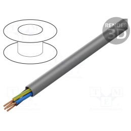 5 m x LAPP - 15104 - Wire, H05VV5-F,ÖLFLEX® 150, 4G0.75mm2, unshielded, 300V,500V, Cu
