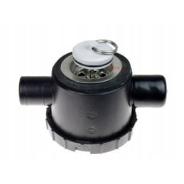 Double drain with siphon, hole 33, pipe 25, plug