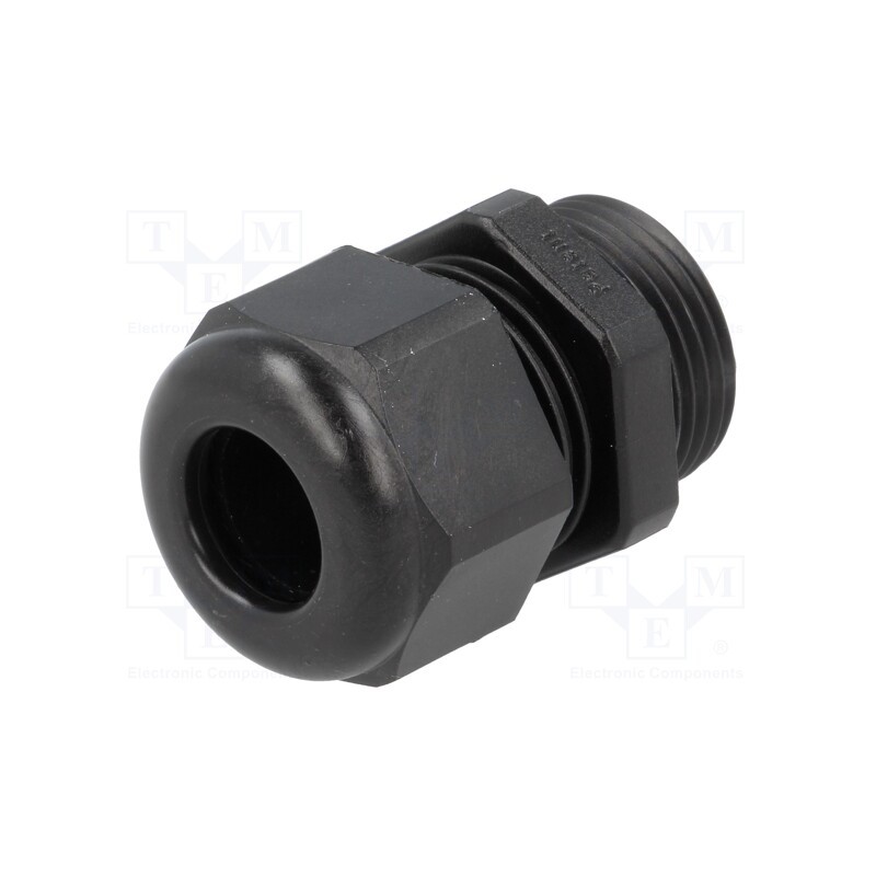 5 pcs x HUMMEL - 1.209.1301.15 - Cable gland, PG13,5, IP68, polyamide, black, UL94V-0, HSK-K