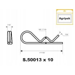 Pin pin oe5mm x 110mm