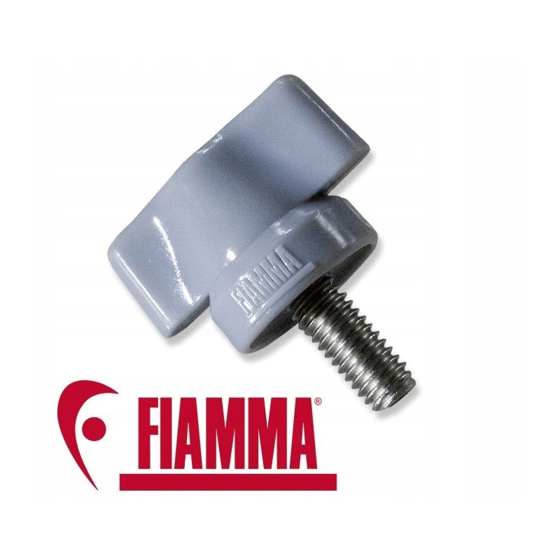 Knob for adjusting the support of the Fiamma awning