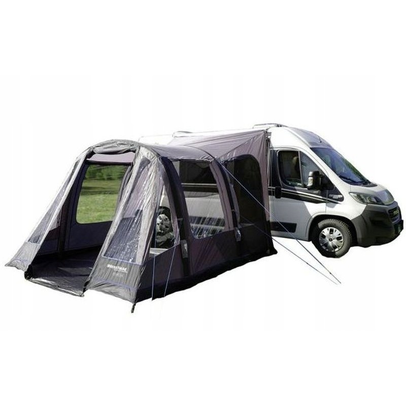 Inflatable vestibule of the Westfield Hydra 300 camper