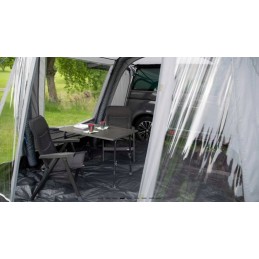 Inflatable vestibule of the Westfield Hydra 300 camper