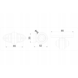 Marker lamp for the Horpol contour trailer