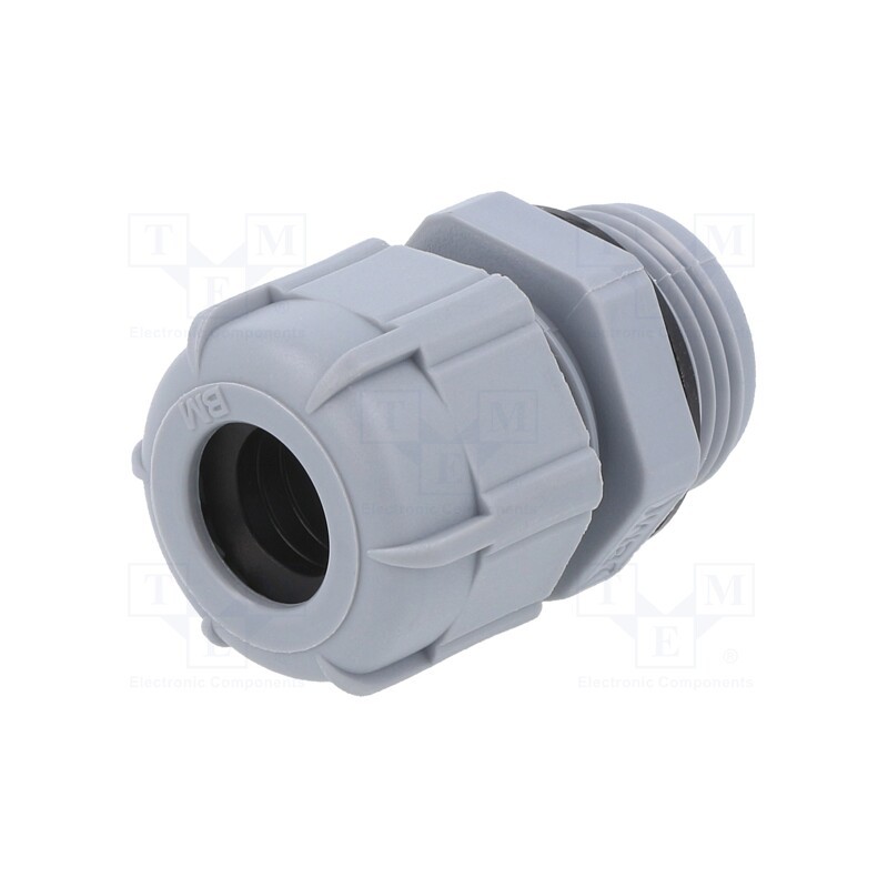 5 pcs x BM GROUP - BM4313 - Cable gland, PG13,5, IP68, polyamide, dark grey