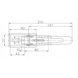 Side lock for winterhoff bv 10 trailer 1