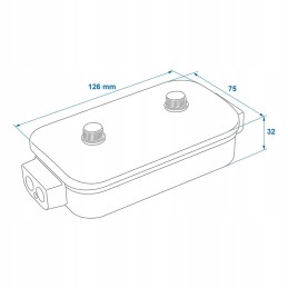 Trailer electrical box box 8x4 connector