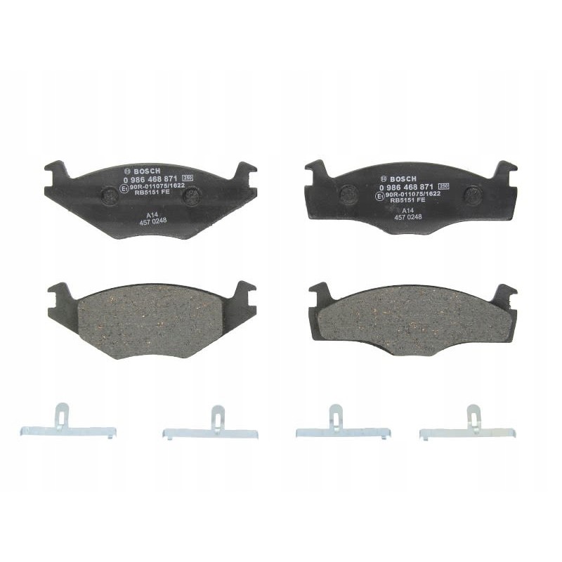 Bosch front brake pads 0 986 468 871