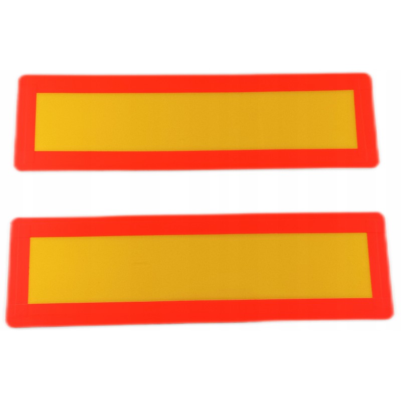 Tow truck warning board t 3b, reflective, 2 pcs